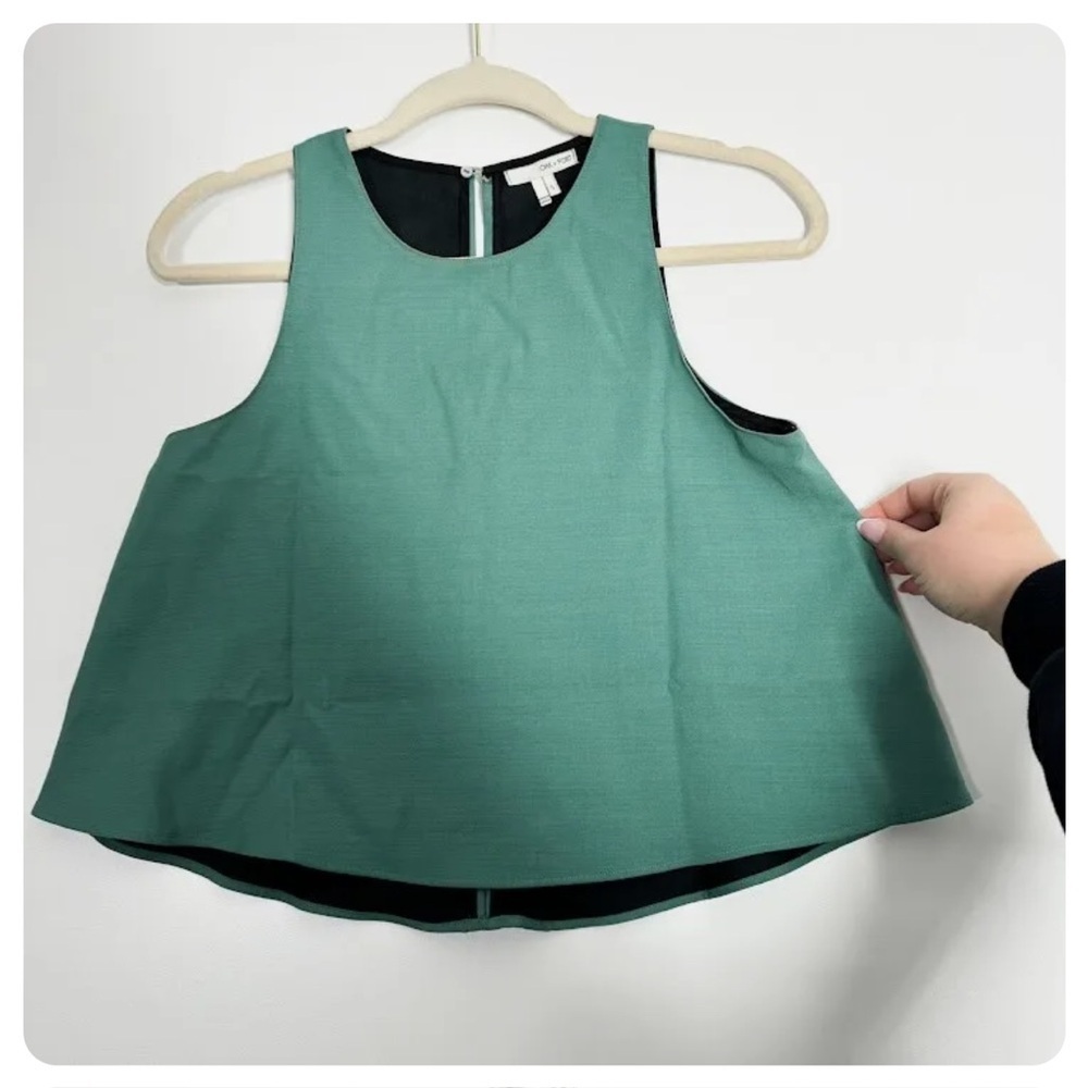 #36- OAK & FORT-wool blend crew neck tank-NWT